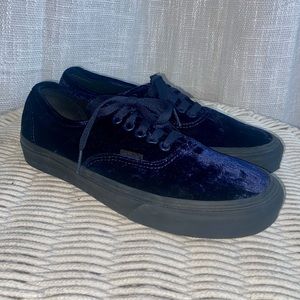 LIMITED EDITION VELVET VANS | Size US 8.5